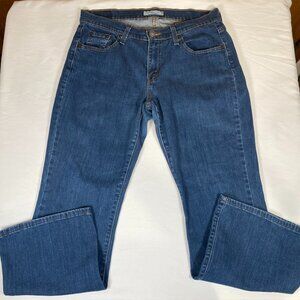 Levi's Curvy Bootcut 529 Jeans Women's 12S Blue Cotton Blend